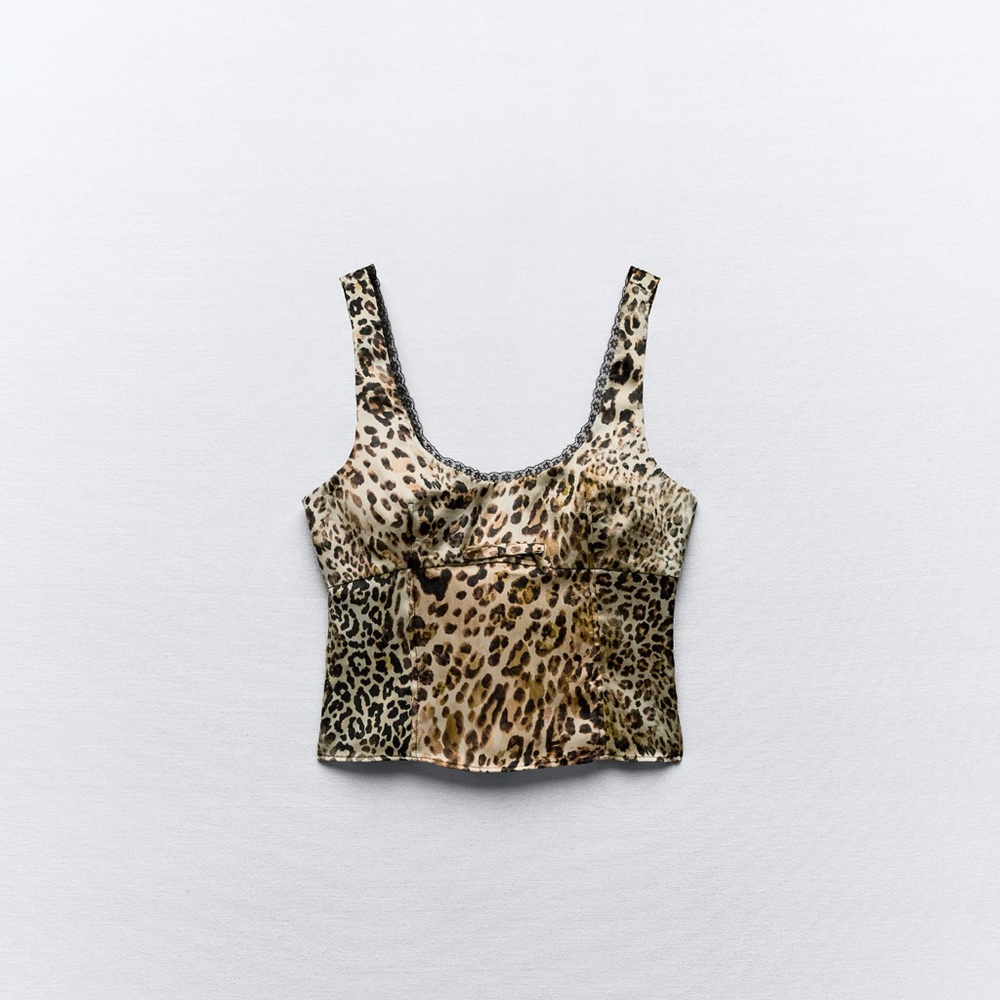 Animal print top